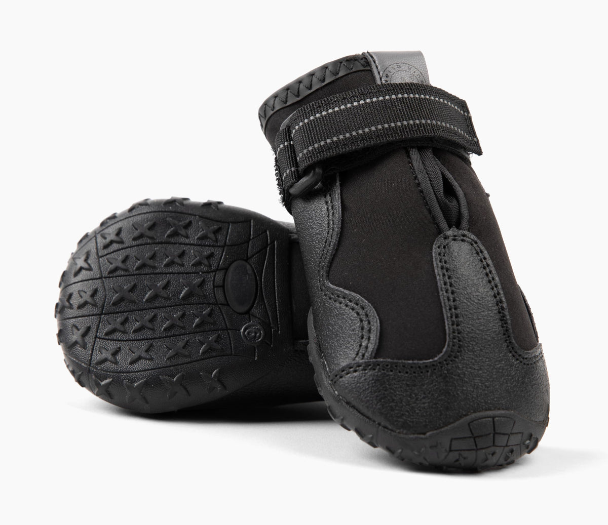 Premium Dog Shoes for Hiking Snow and Rain - Protective Dog Boots and Booties for Large and Medium Size Dogs - Durable Outdoor Dog Shoes (Size 6 (2.5-2.7" paw Width) Large)