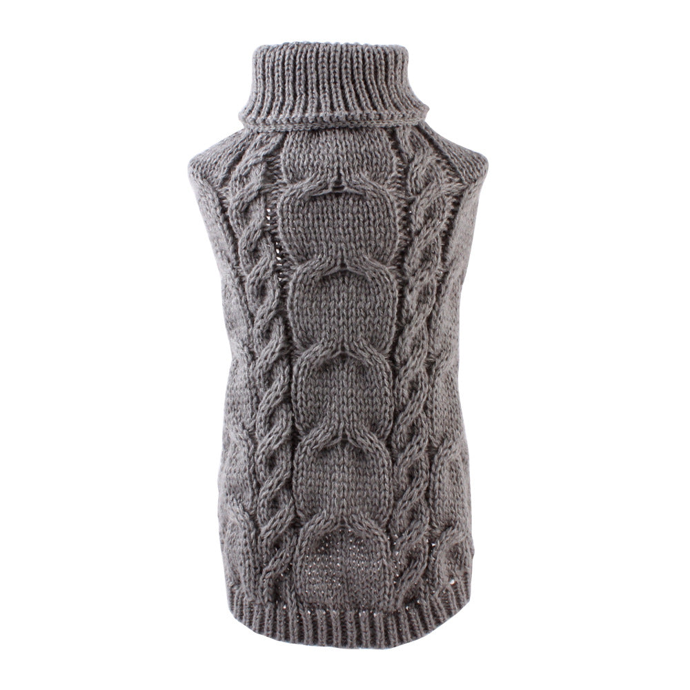 Warm Woolen Pet Clothes for Autumn and Winter