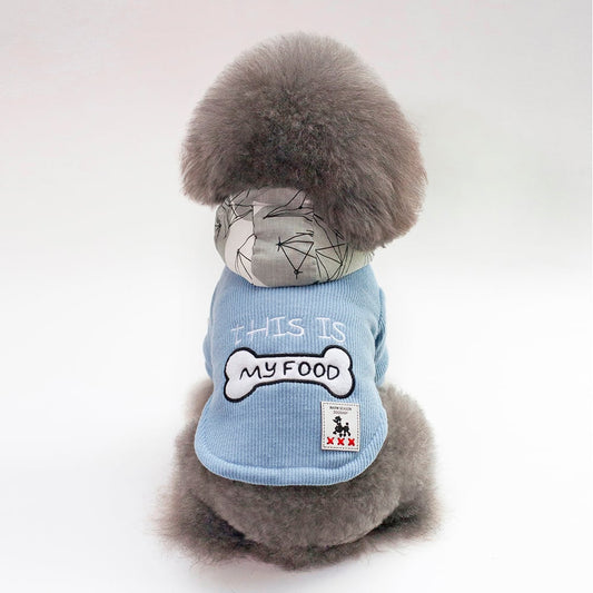 Thickened Hooded Padded Pet Clothes