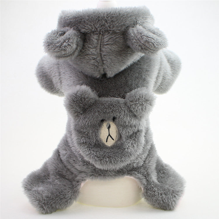 Thickened Plus Velvet Pet Clothes for Autumn & Winter