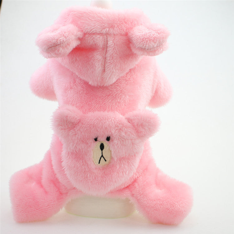 Thickened Plus Velvet Pet Clothes for Autumn & Winter