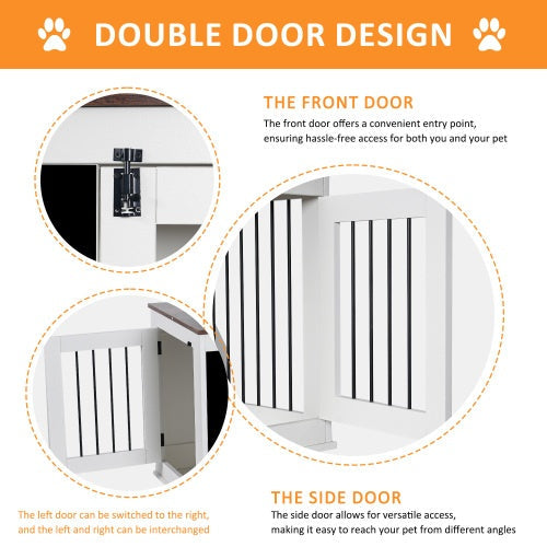 Graffiti Dog Cage, Kennel With 2 Doors