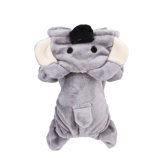 Velvet Thickened Pet Clothes for Small to Medium Dogs