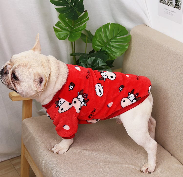 Autumn Winter Sweater for Pug Dog Pet Clothes