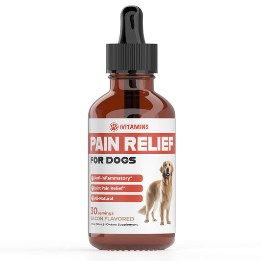 Natural Pain Relief for Dogs | Dog Pain Relief | May Help with Joint Hip Heart Health & Much More | Pain Relief for Dogs for Older Dogs | Dog Supplements & Vitamins | Dog Joint Pain Relief | 1 fl oz