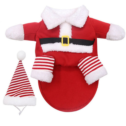 Funny Fleece Pet Clothes for Autumn and Winter