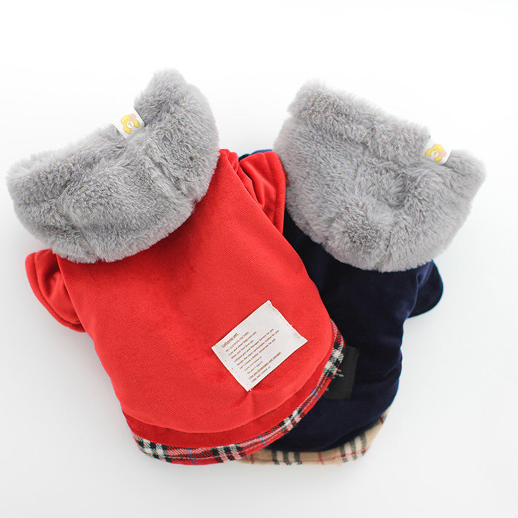 Velvet Cotton Pet Clothes for Dogs and Cats (Wholesale)
