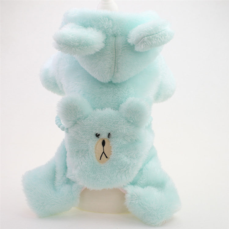 Thickened Plus Velvet Pet Clothes for Autumn & Winter