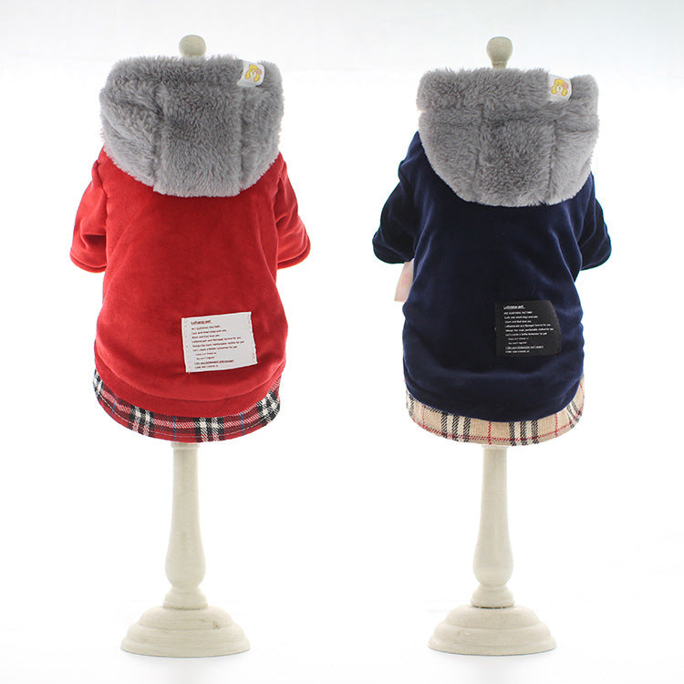 Velvet Cotton Pet Clothes for Dogs and Cats (Wholesale)