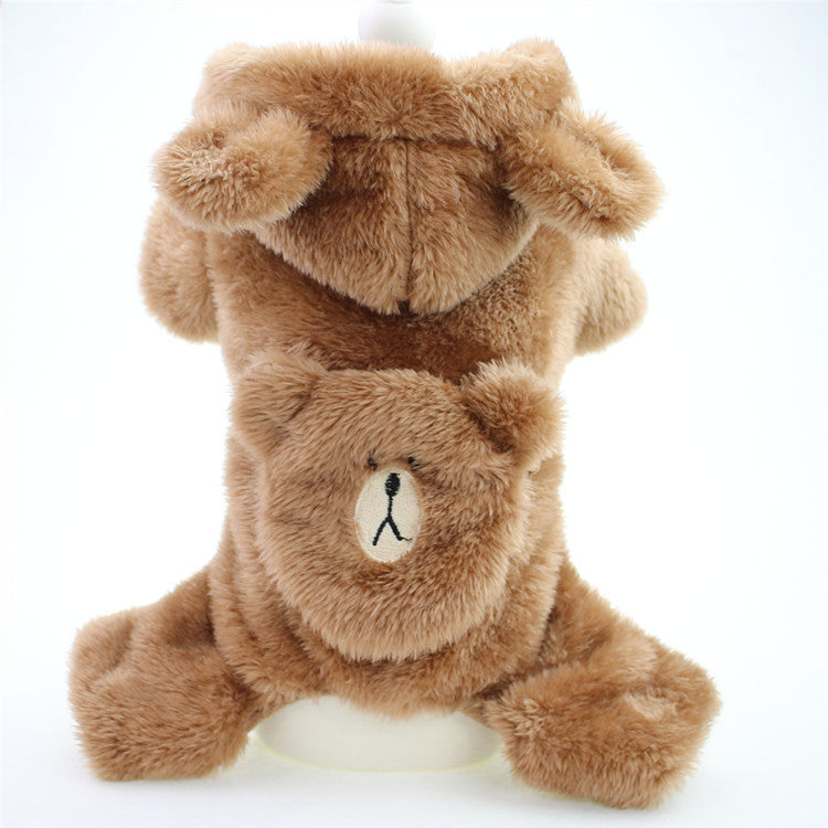 Thickened Plus Velvet Pet Clothes for Autumn & Winter